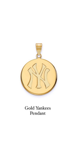 Gold Yankees Pendant